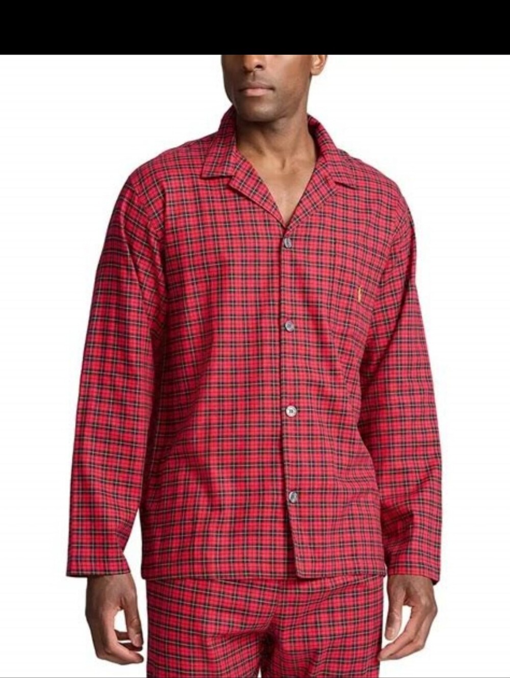 Polo Ralph Lauren Men's 2-Pc. Plaid Flannel Pajamas Set.